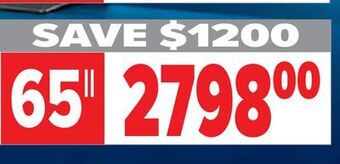 2001 Audio Video Samsung 65" quantum hdr oled 4k tv offer