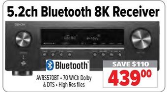 2001 Audio Video 5.2ch bluetooth 8k receiver offer