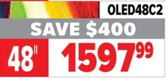 2001 Audio Video Lg 48" alpha 9 gen 5 al processor 4k @ 120hz offer