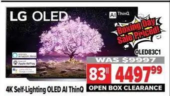 2001 Audio Video Lg 83" 4k self-lighting oled ai thinq offer