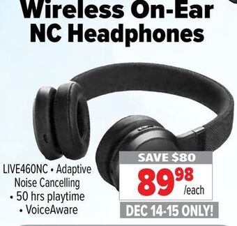 2001 Audio Video Wireless on-ear nc headphones offer