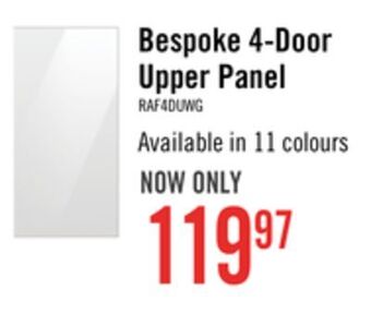 The Brick Samsung bespoke 4-door french-door refrigerator top panel - ra-f18du412/aa offer