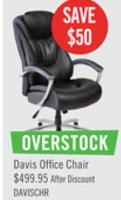 The Brick Davis premium office chair offer