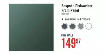 The Brick Samsung bespoke dishwasher front panel offer