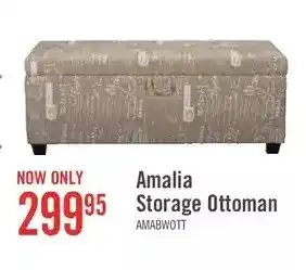 The Brick Amalia storage ottoman offer