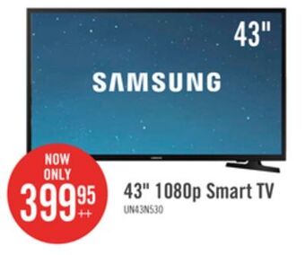 The Brick Samsung 43" led 1080p smart hdtv - un43n5300fxzc offer