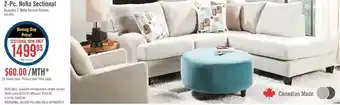 The Brick 2-pc. nofia sectional offer