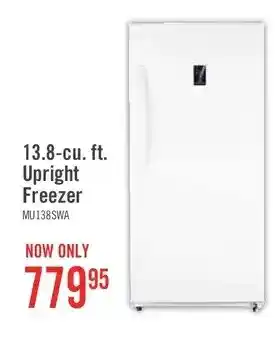 The Brick Midea 13.8-cu. ft. upright freezer offer