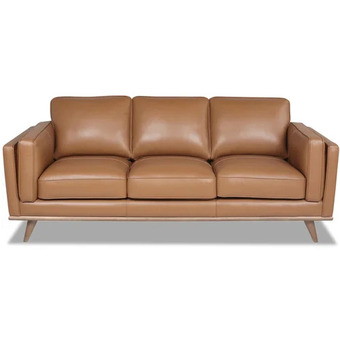 The Brick Vivia top-grain genuine leather sofa | loveseat | chair offer