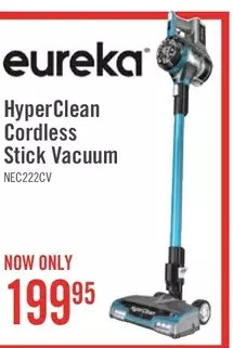 The Brick Eureka hyperclean cordless stick vacuum offer