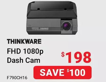 Visions Electronics Thinkware fhd 1080p dash cam offer