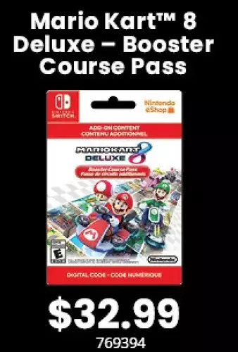 GameStop Mario kart 8 deluxe - booster course pass offer