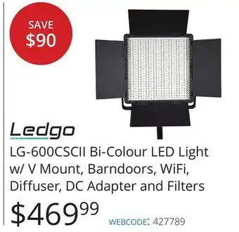 Vistek Ledgo bi-colour led light offer