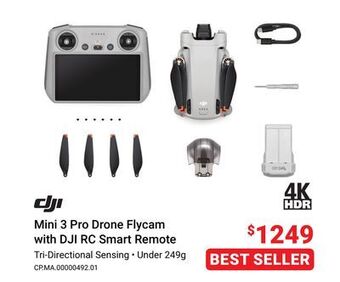 Visions Electronics Dp mini 3 pro drone flycam with dji rc smart remote offer