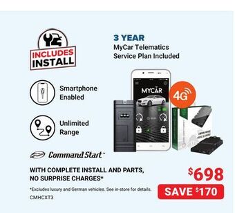 Visions Electronics Idatastart all-in-one remote starter with telematics (cmhcxt3) offer