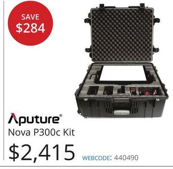 Vistek Aputure nova p300c kit offer