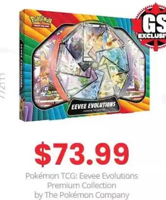 GameStop Pokemon trading card game: eevee v premium collection offer