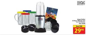 Walmart Magic bullet 17 piece blender set offer