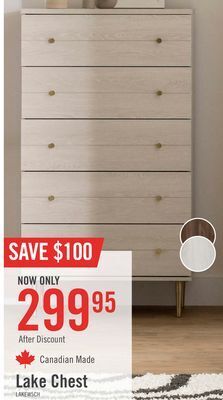 The Brick Lake chest - white offer