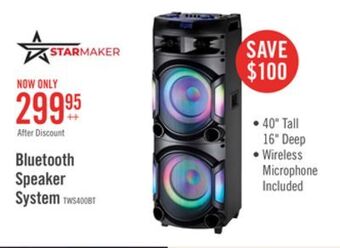 The Brick Starmaker pro bluetooth speaker system - scg-434155 offer