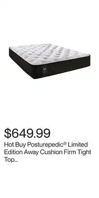 Hudson's Bay Hot buy posturepedic® limited edition away cushion firm tight top mattress - double offer
