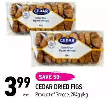 Coppa's Fresh Market Cedar dried figs offer