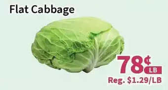 Blue Sky Supermarket Flat cabbage offer