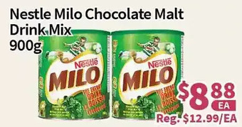 Blue Sky Supermarket Nestle milo chocolate malt drink mix offer