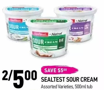 Coppa's Fresh Market Sealtest sour cream offer