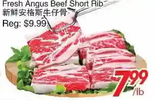 Foody World Fresh angus beef short rib offer