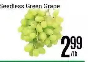 Nations Fresh Foods Seedless green grape offer