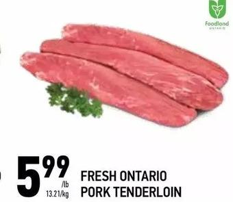 Coppa's Fresh Market Fresh ontario pork tenderloin offer