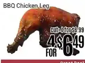 Nations Fresh Foods Bbq chicken leg offer
