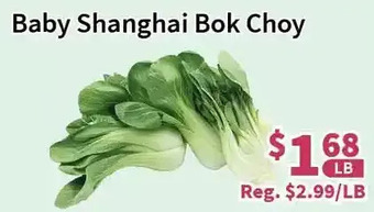 Blue Sky Supermarket Baby shanghai bok choy offer