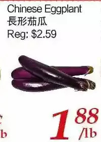 Tone Tai Supermarket Chinese eggplant offer