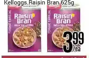 Nations Fresh Foods Kellogg's raisin bran offer