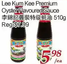 Tone Tai Supermarket Lee kum kee premium oyster flavoured sauce offer