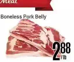 Nations Fresh Foods Boneless pork belly offer