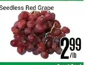 Nations Fresh Foods Seedless red grape offer
