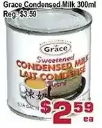 Top Food Supermarket Grace condensed milk 300ml offer