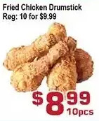 Top Food Supermarket Fried chicken drumstick offer