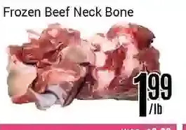 Nations Fresh Foods Frozen beef neck bone offer