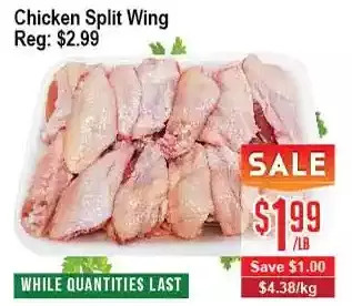Skyland Foodmart Chicken split wing offer