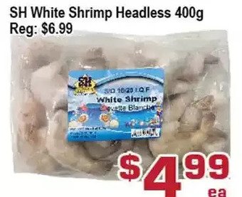 Top Food Supermarket Sh white shrimp headless offer