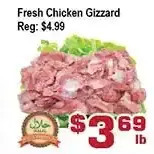 Top Food Supermarket Fresh chicken gizzard offer