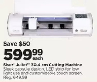 Michaels Siser juliet 30.4 cm cutting machine offer