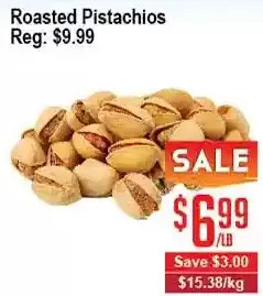 Roasted pistachios