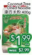 Ample Food Market Coconut tree dried noodle offer