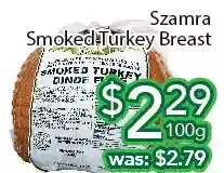 Ample Food Market Szamra smoke turkey breast offer
