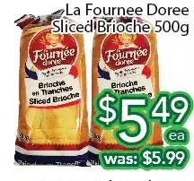 Ample Food Market La fournee doree sliced brioche offer